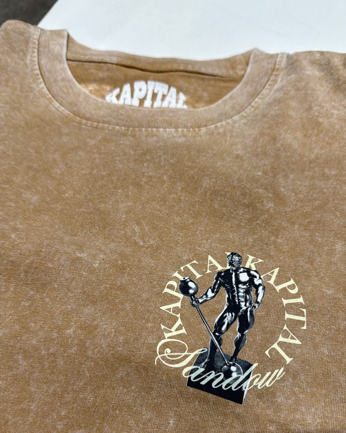 SANDOW X KAPITAL "HEAVYWEIGHT PREMIUM" BOXY FIT UNISEX TEE