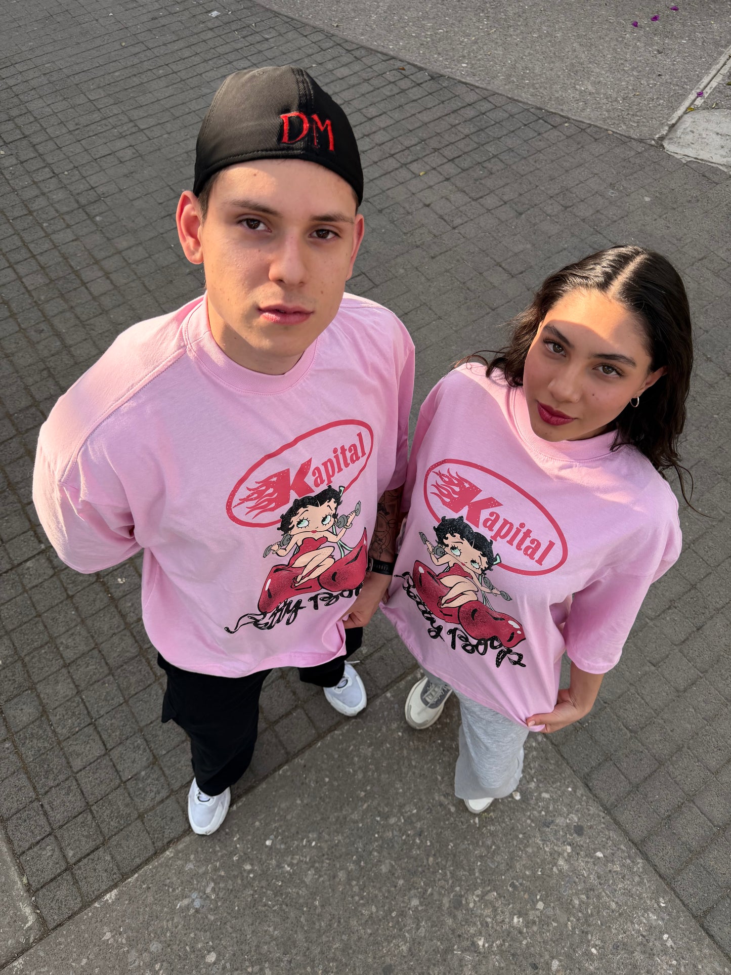 BETTY BOOPXKAPITAL "HEAVYWEIGHT PREMIUM" BOXY FIT CUTOFF TEE