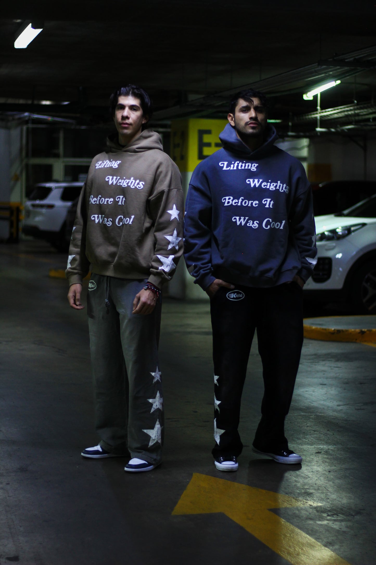 SUPERSTAR "HEAVYWEIGHT BAGGY" DARK WASH JOGGERS