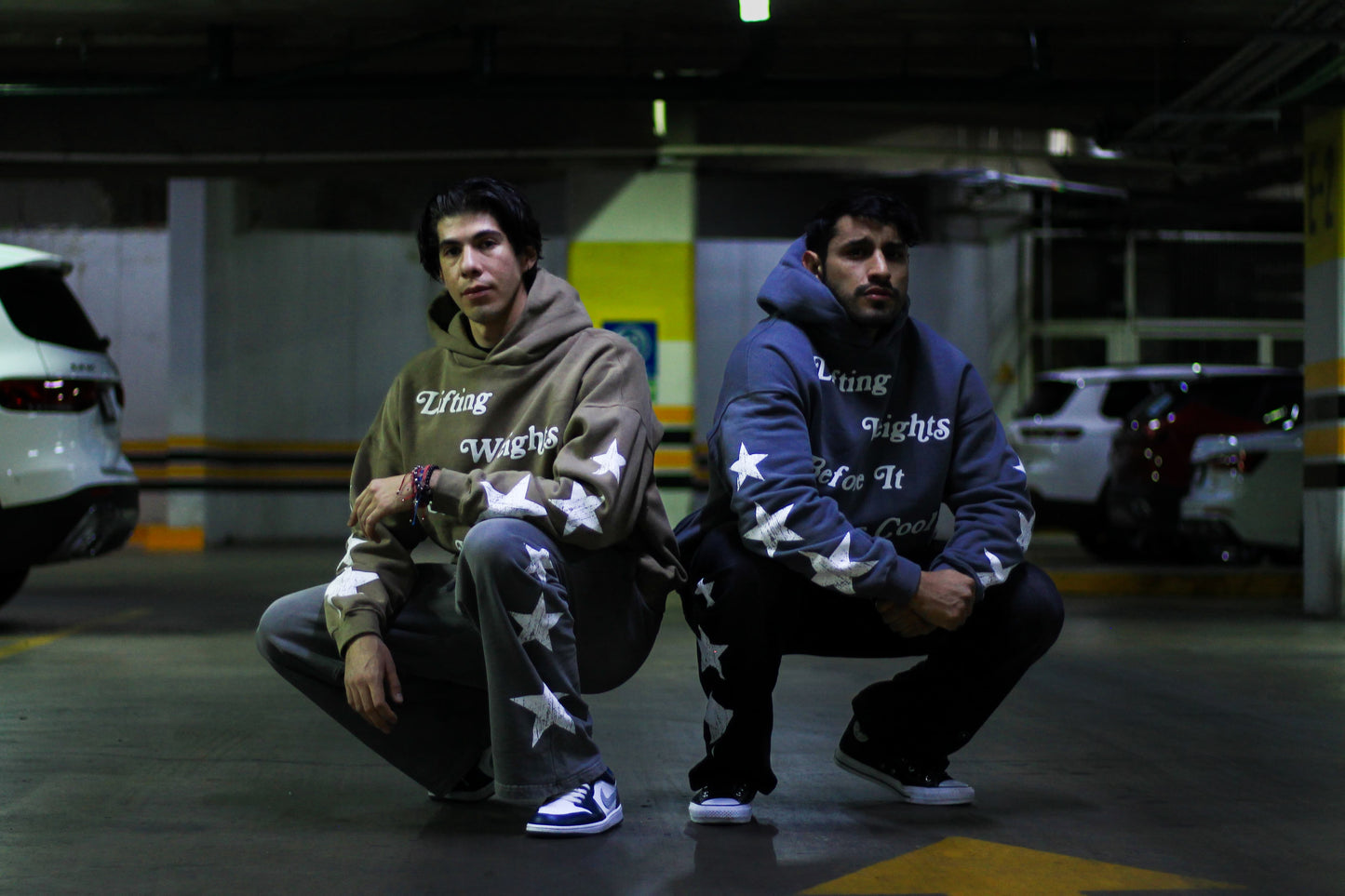 SUPERSTAR "HEAVYWEIGHT BAGGY" DARK WASH JOGGERS
