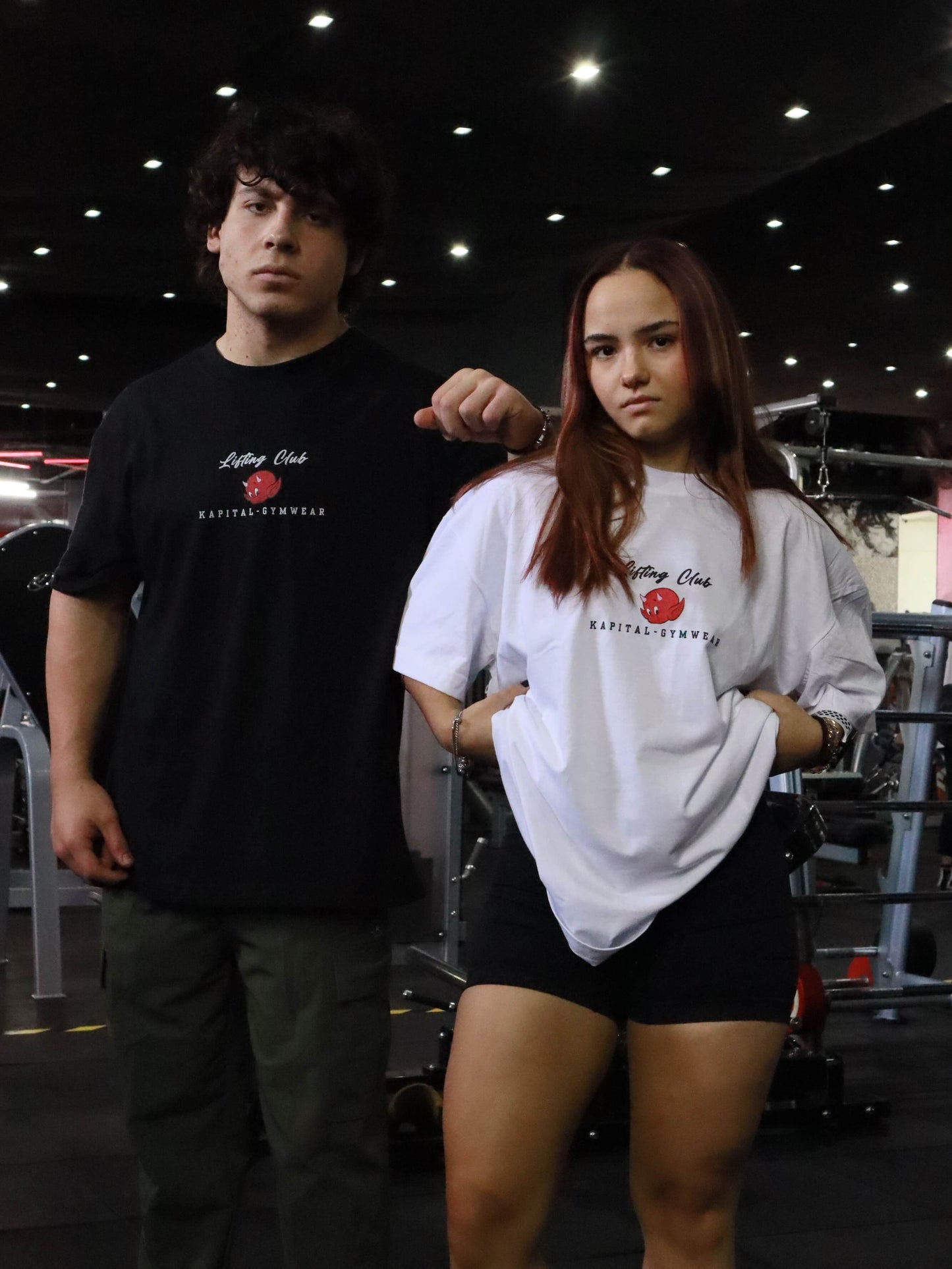 LITTLE DEVIL "HEAVYWEIGHT PREMIUM" OVERSIZED UNISEX BLACK TEE
