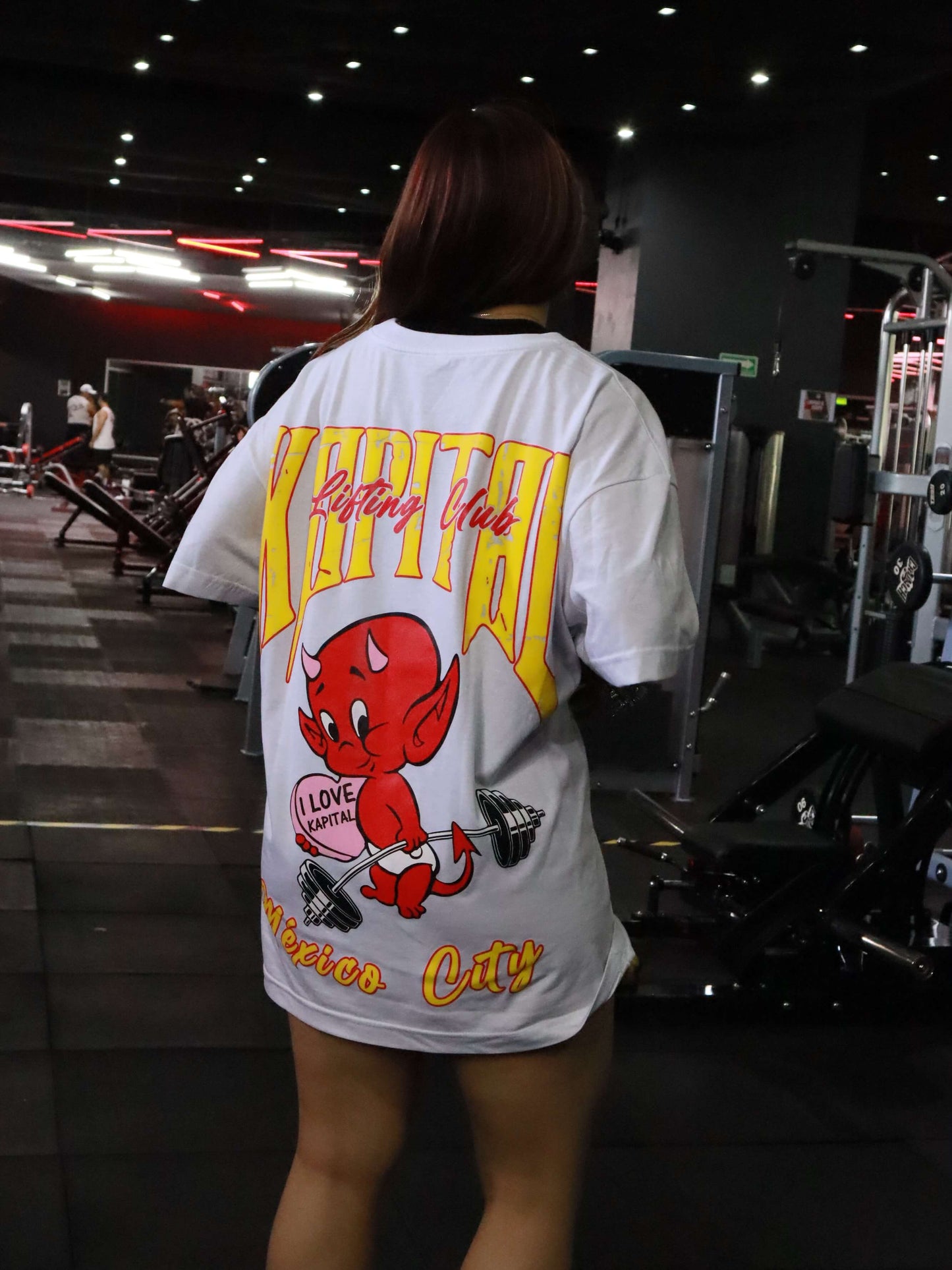 LITTLE DEVIL "HEAVYWEIGHT PREMIUM" OVERSIZED UNISEX BLACK TEE