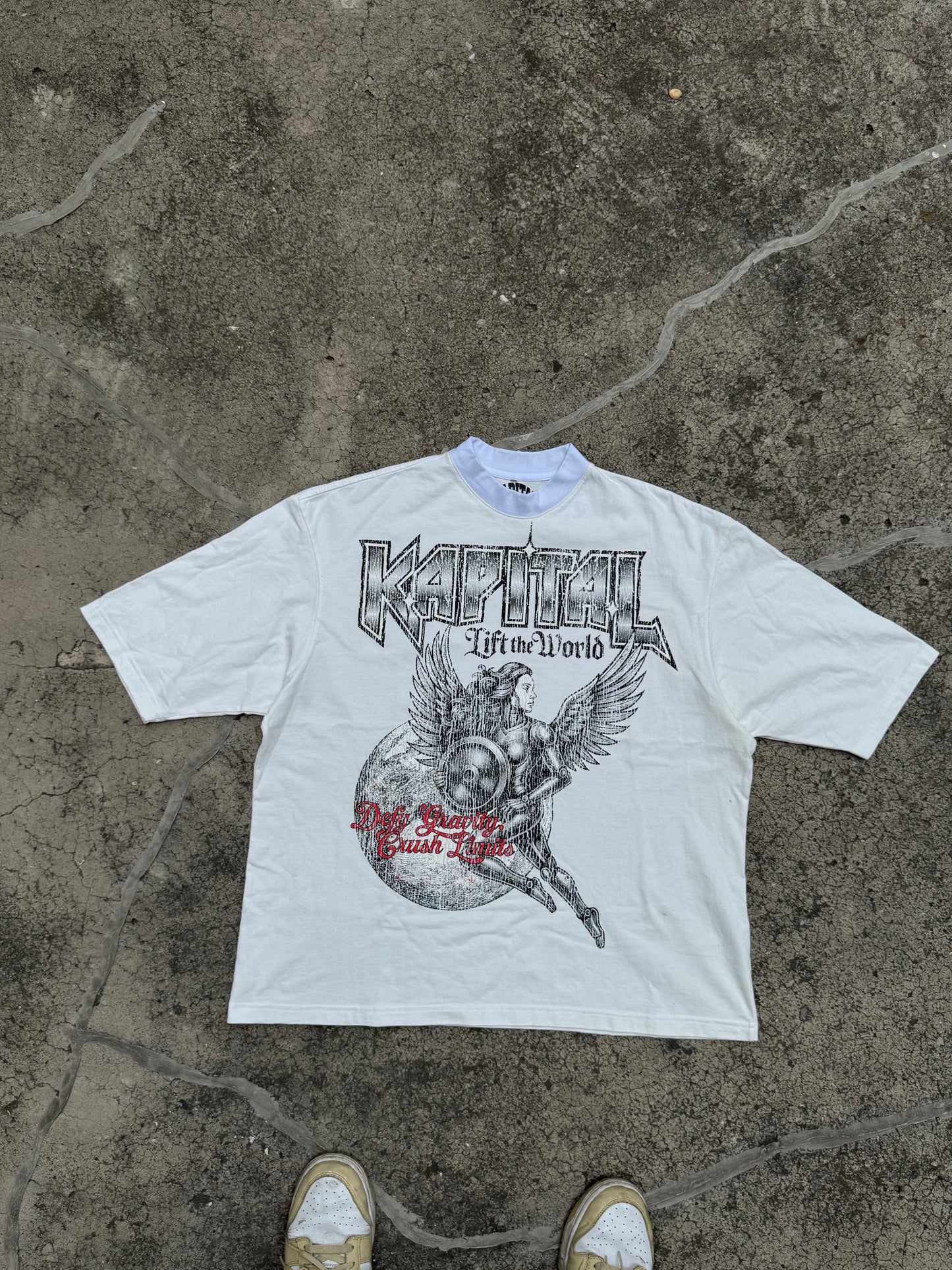 ANGEL OF STEEL "HEAVYWEIGHT PREMIUM" BOXY FIT UNISEX TEE