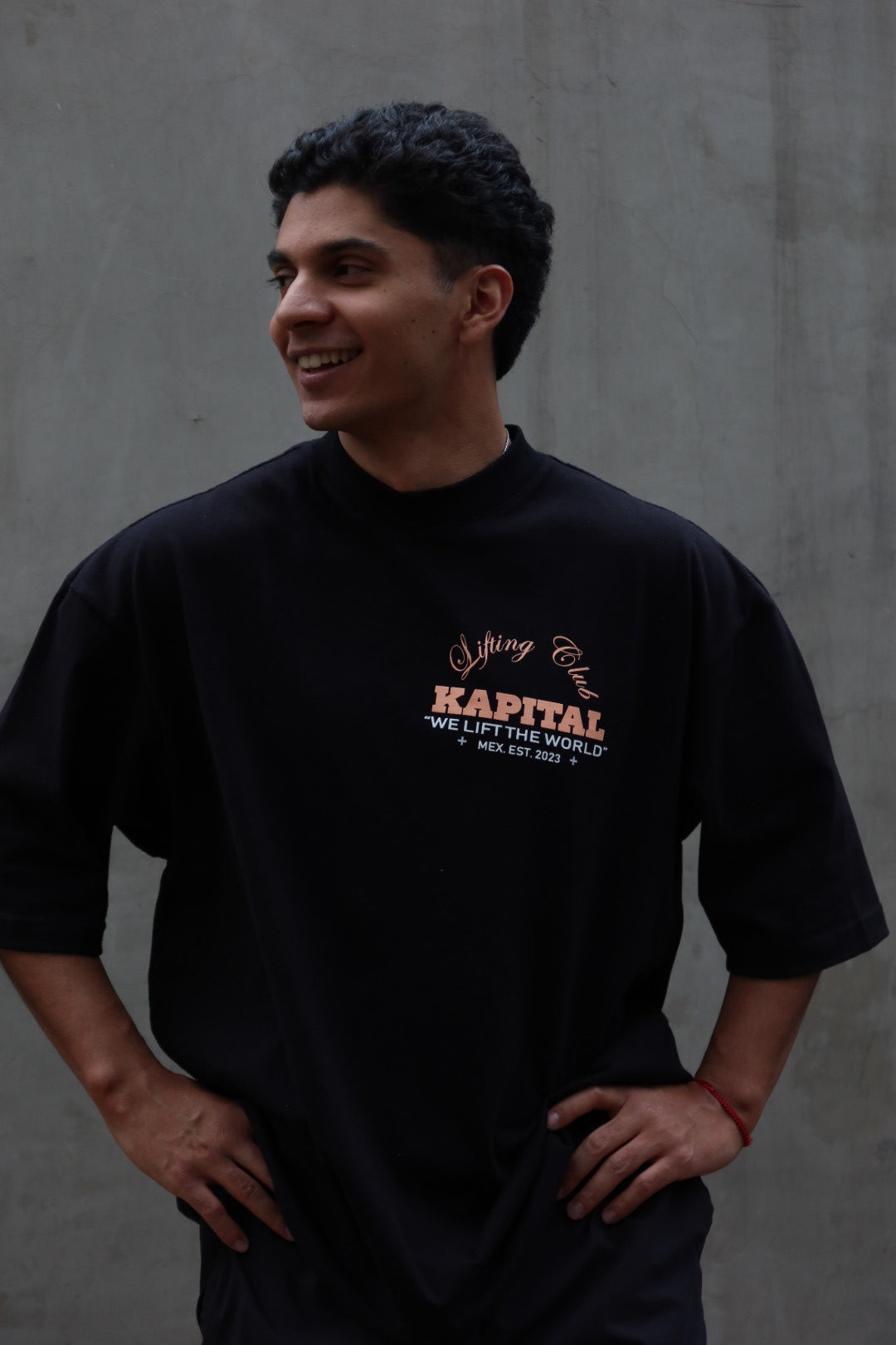 VINTAGE LIFTING PINUP GIRL "HEAVYWEIGHT PREMIUM" BOXY FIT UNISEX TEE