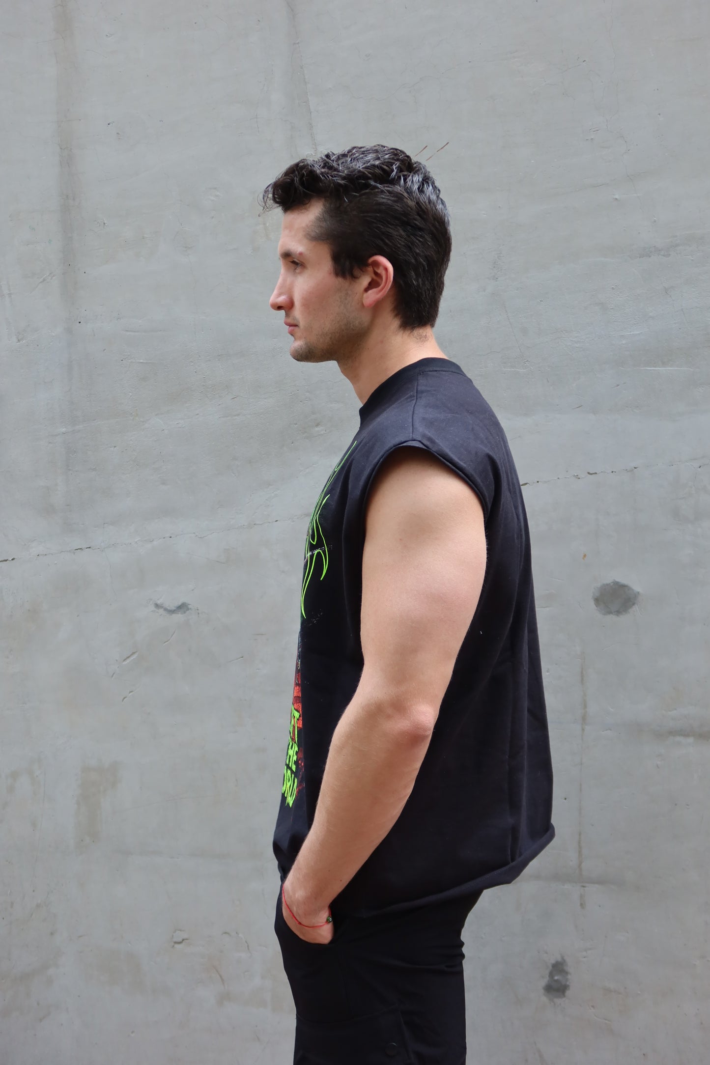SPAWNXKAPITAL "HEAVYWEIGHT PREMIUM" BOXY FIT CUTOFF TEE