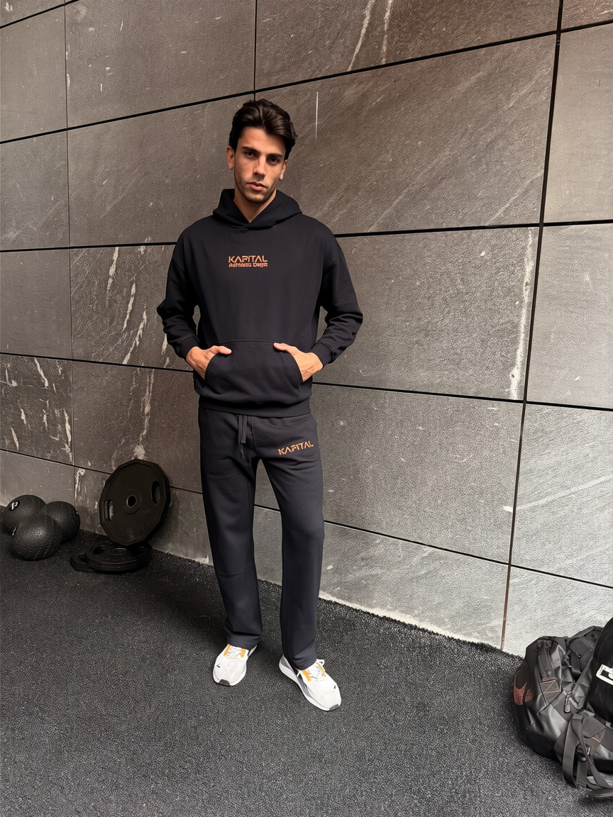 KAPITAL SUPER COMFORT SWEATPANTS ROYAL BLUE