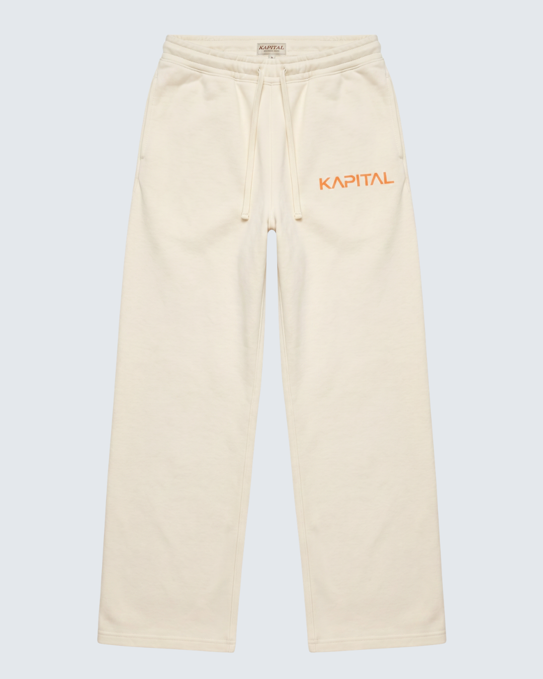 KAPITAL SUPER COMFORT SWEATPANTS CREAM WHITE