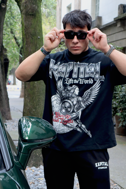 ANGEL OF STEEL "HEAVYWEIGHT PREMIUM" BOXY FIT UNISEX TEE