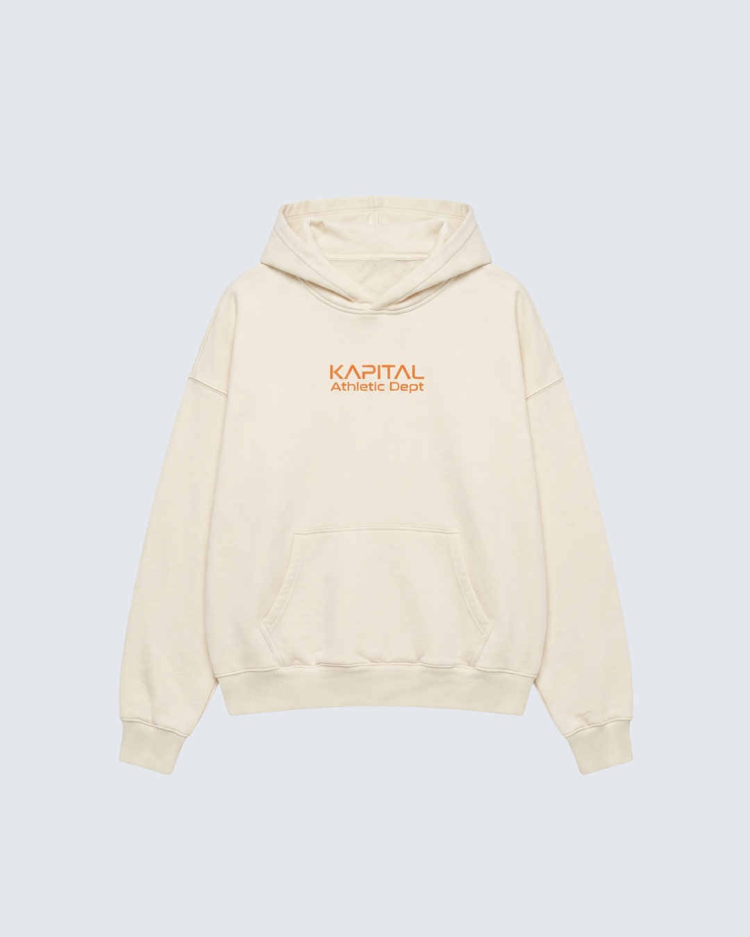 KAPITAL SUPER COMFORT "PREMIUM MEDIUMWEIGHT" HOODIE CREAM WHITE