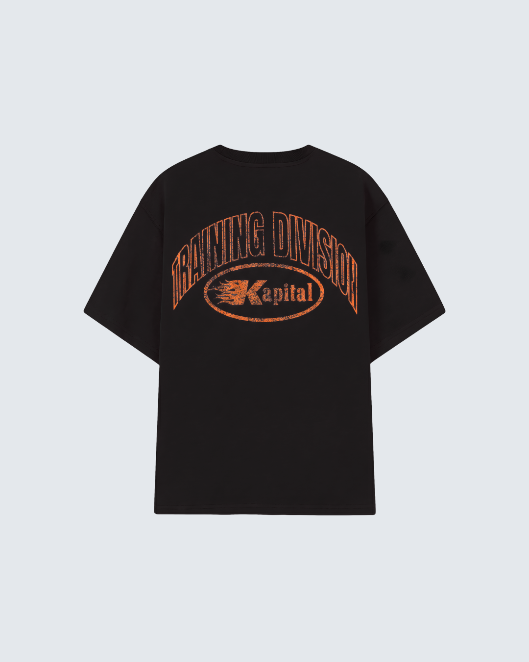 KAPITAL TRAINING DIVISION – "HEAVYWEIGHT PREMIUM" OVERSIZE BOXY FIT BLACK