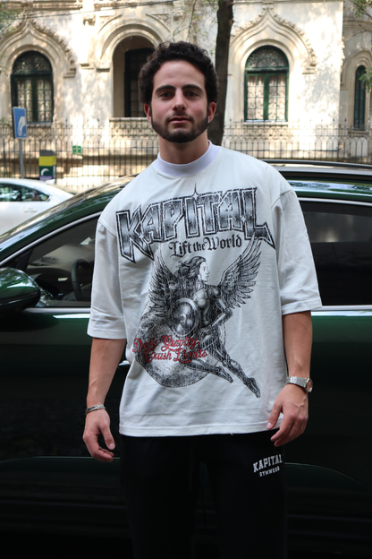 ANGEL OF STEEL "HEAVYWEIGHT PREMIUM" BOXY FIT UNISEX TEE