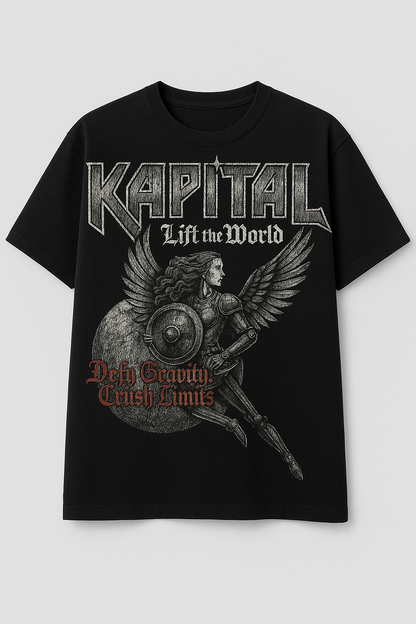 ANGEL OF STEEL "HEAVYWEIGHT PREMIUM" BOXY FIT UNISEX TEE