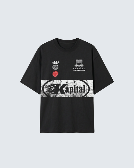 KAPITAL RACE DIVISION – "HEAVYWEIGHT PREMIUM" OVERSIZE BOXY FIT TEE