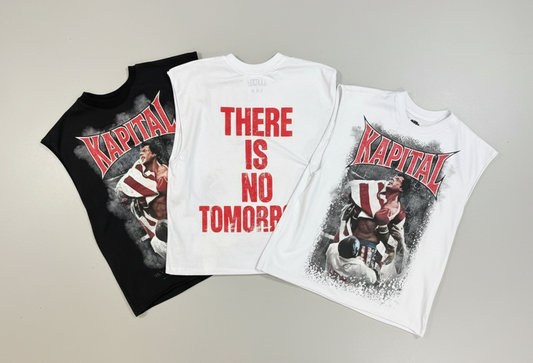 ROCKYXKAPITAL "HEAVYWEIGHT PREMIUM" BOXY FIT CUTOFF TEE