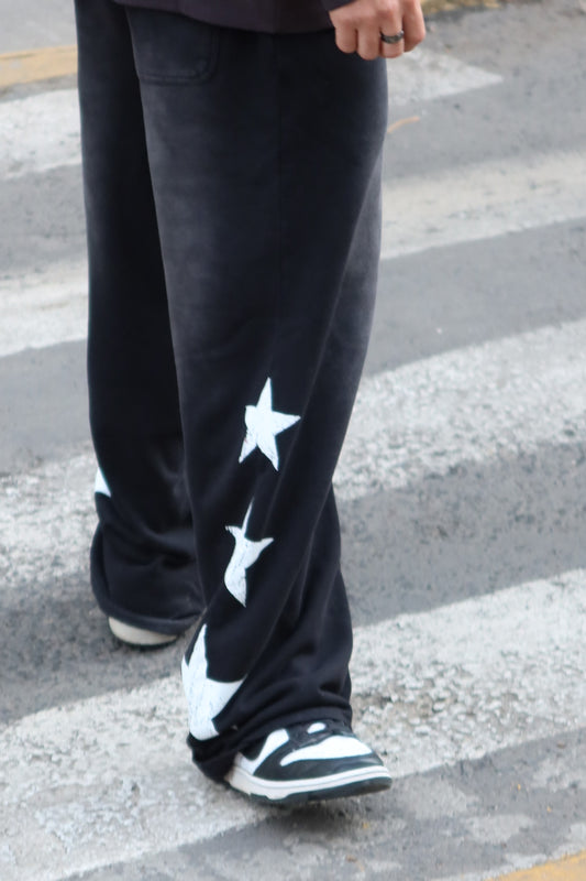 SUPERSTAR "HEAVYWEIGHT BAGGY" DARK WASH JOGGERS