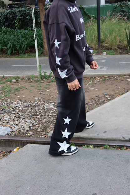 SUPERSTAR "HEAVYWEIGHT BAGGY" DARK WASH JOGGERS