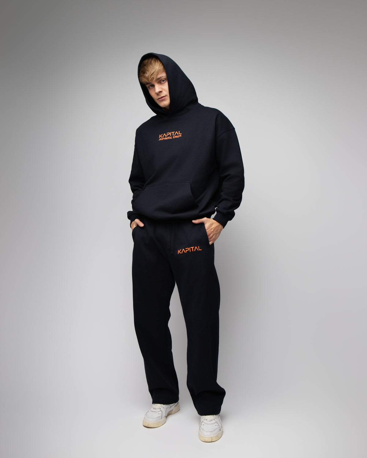 KAPITAL SUPER COMFORT SWEATPANTS ROYAL BLUE