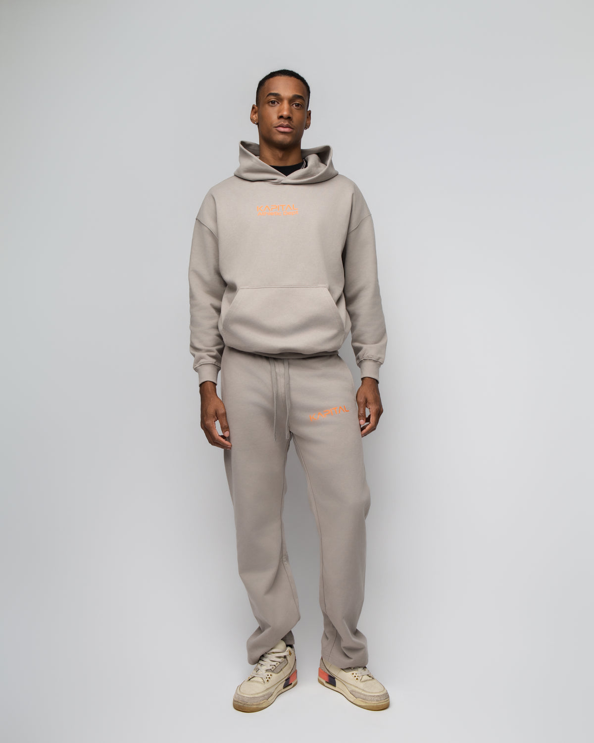 KAPITAL SUPER COMFORT SWEATPANTS CARBON GREY