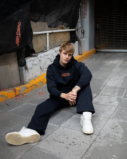 KAPITAL SUPER COMFORT SWEATPANTS ROYAL BLUE
