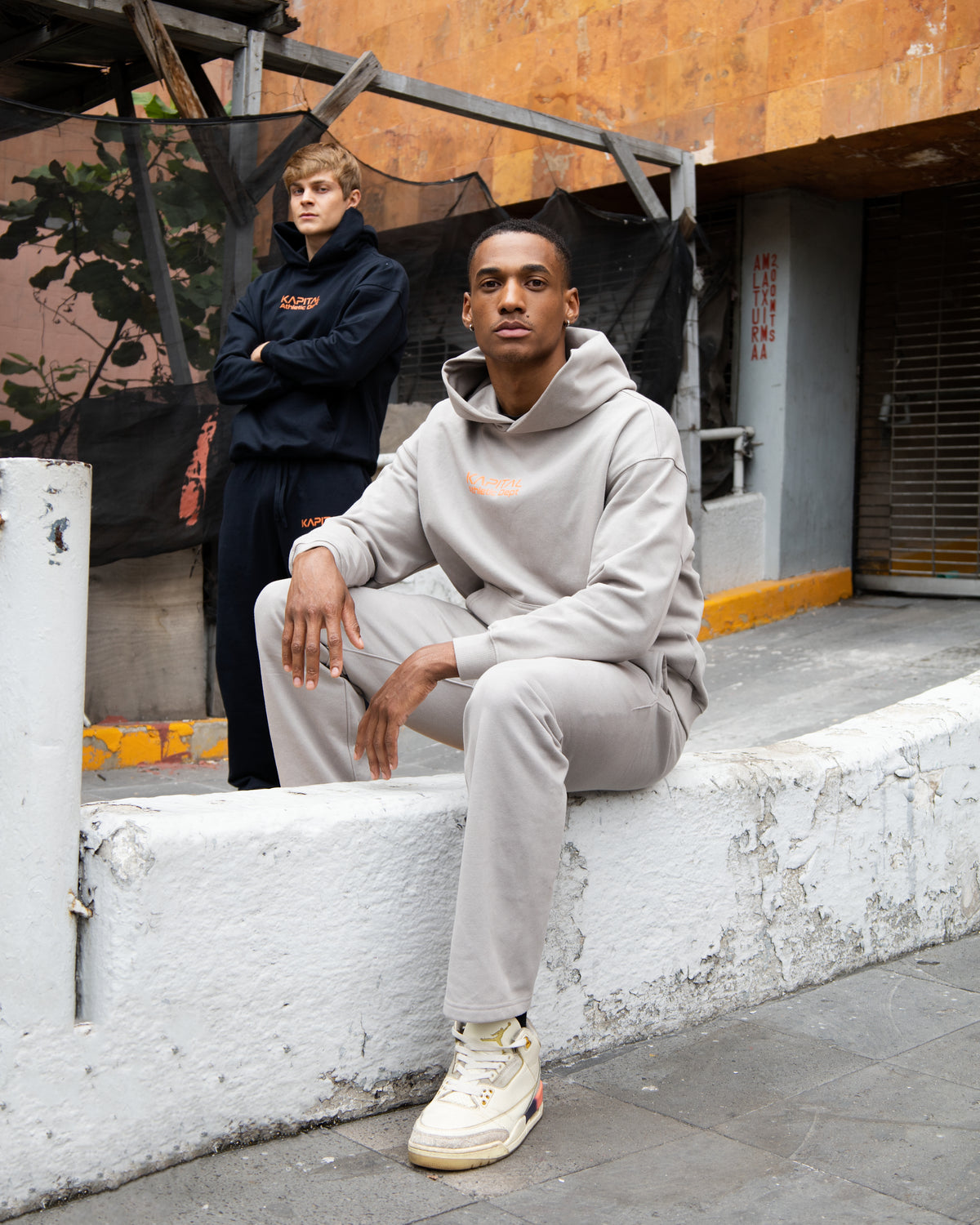 KAPITAL SUPER COMFORT "PREMIUM MEDIUMWEIGHT" HOODIE CARBON GREY