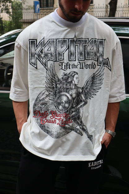 ANGEL OF STEEL "HEAVYWEIGHT PREMIUM" BOXY FIT UNISEX TEE