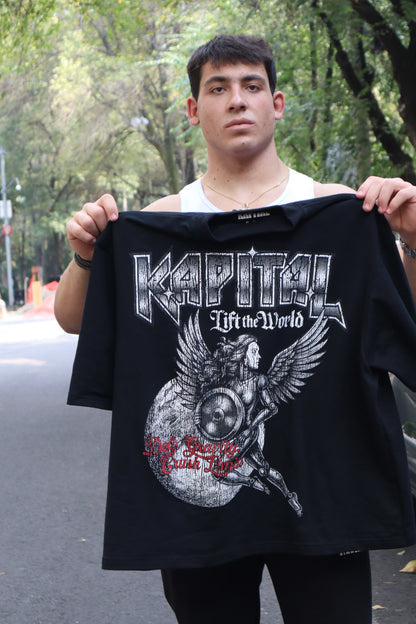 ANGEL OF STEEL "HEAVYWEIGHT PREMIUM" BOXY FIT UNISEX TEE