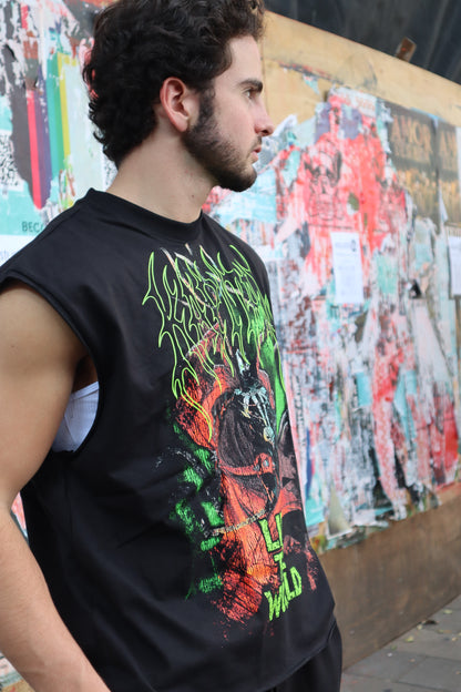 SPAWNXKAPITAL "HEAVYWEIGHT PREMIUM" BOXY FIT CUTOFF TEE