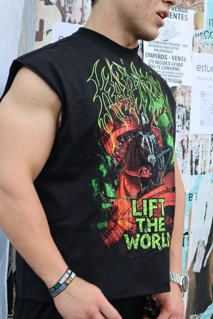 SPAWNXKAPITAL "HEAVYWEIGHT PREMIUM" BOXY FIT CUTOFF TEE