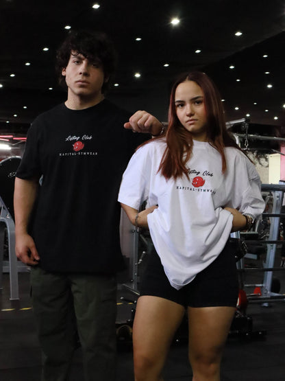 LITTLE DEVIL "HEAVYWEIGHT PREMIUM" OVERSIZED UNISEX BLACK TEE