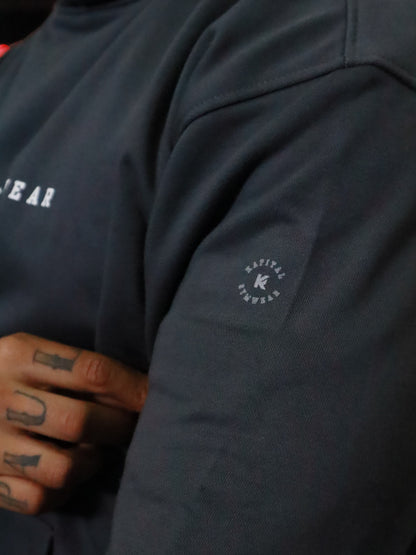 BAKI X KAPITAL "HEAVYWEIGHT PREMIUM" OVERSIZED HOODIE UNISEX CARBON