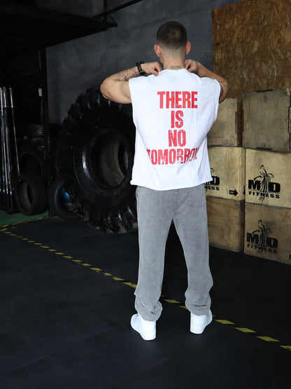 ROCKYXKAPITAL "HEAVYWEIGHT PREMIUM" BOXY FIT CUTOFF TEE