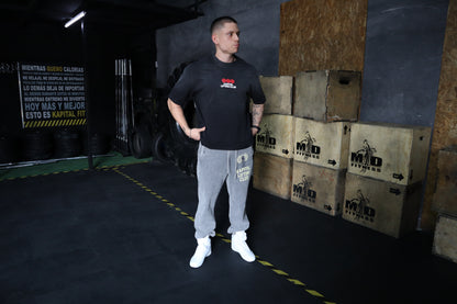 777 Sun Fade Tee – LUCK IS JUST PERSISTENCE "HEAVYWEIGHT PREMIUM VINTAGE" OVERSIZED UNISEX BLACK GRAY TEE