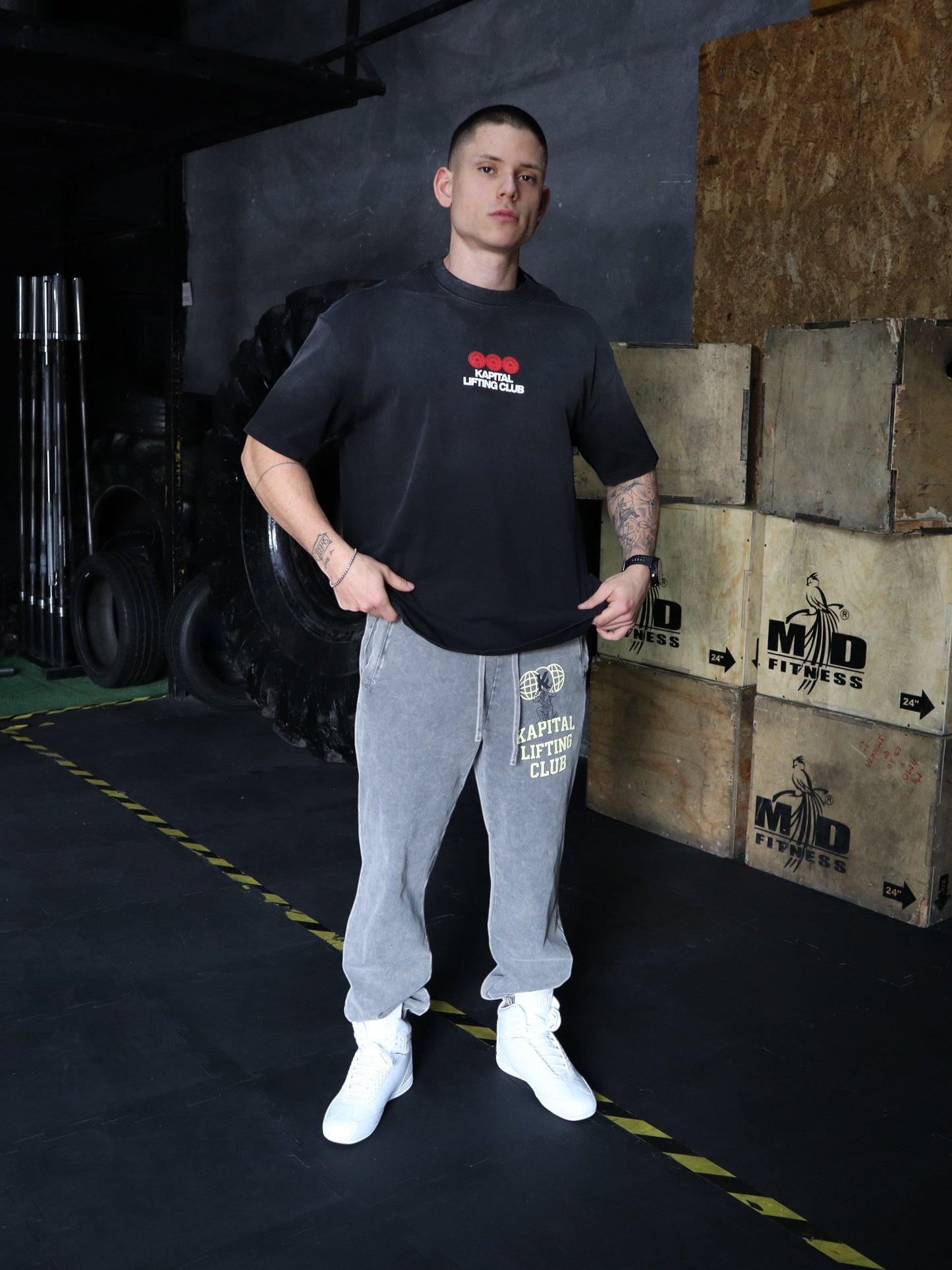 777 Sun Fade Tee – LUCK IS JUST PERSISTENCE "HEAVYWEIGHT PREMIUM VINTAGE" OVERSIZED UNISEX BLACK GRAY TEE