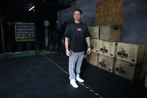 777 Sun Fade Tee – LUCK IS JUST PERSISTENCE "HEAVYWEIGHT PREMIUM VINTAGE" OVERSIZED UNISEX BLACK GRAY TEE