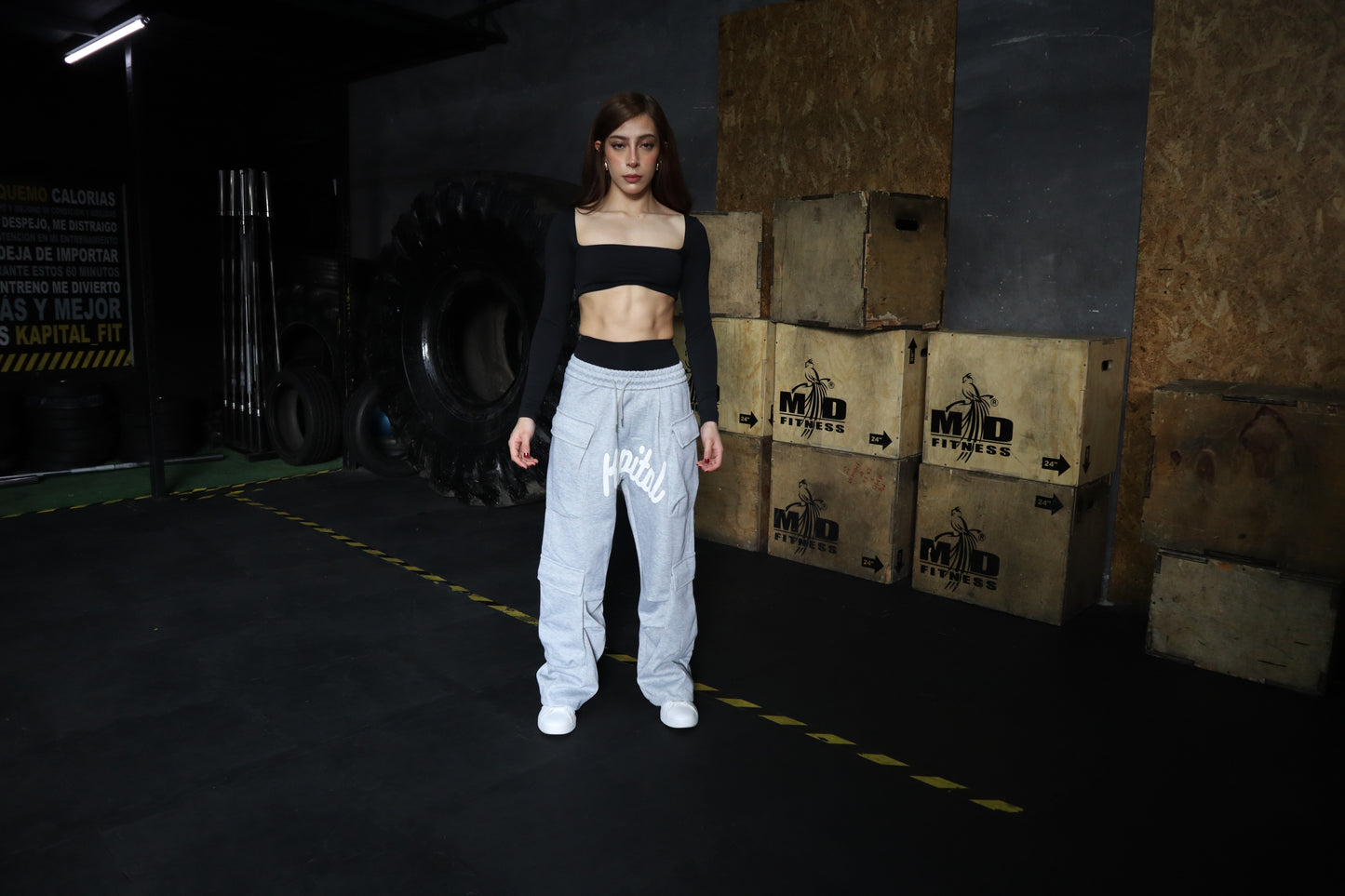 Wide Leg Training Cargos