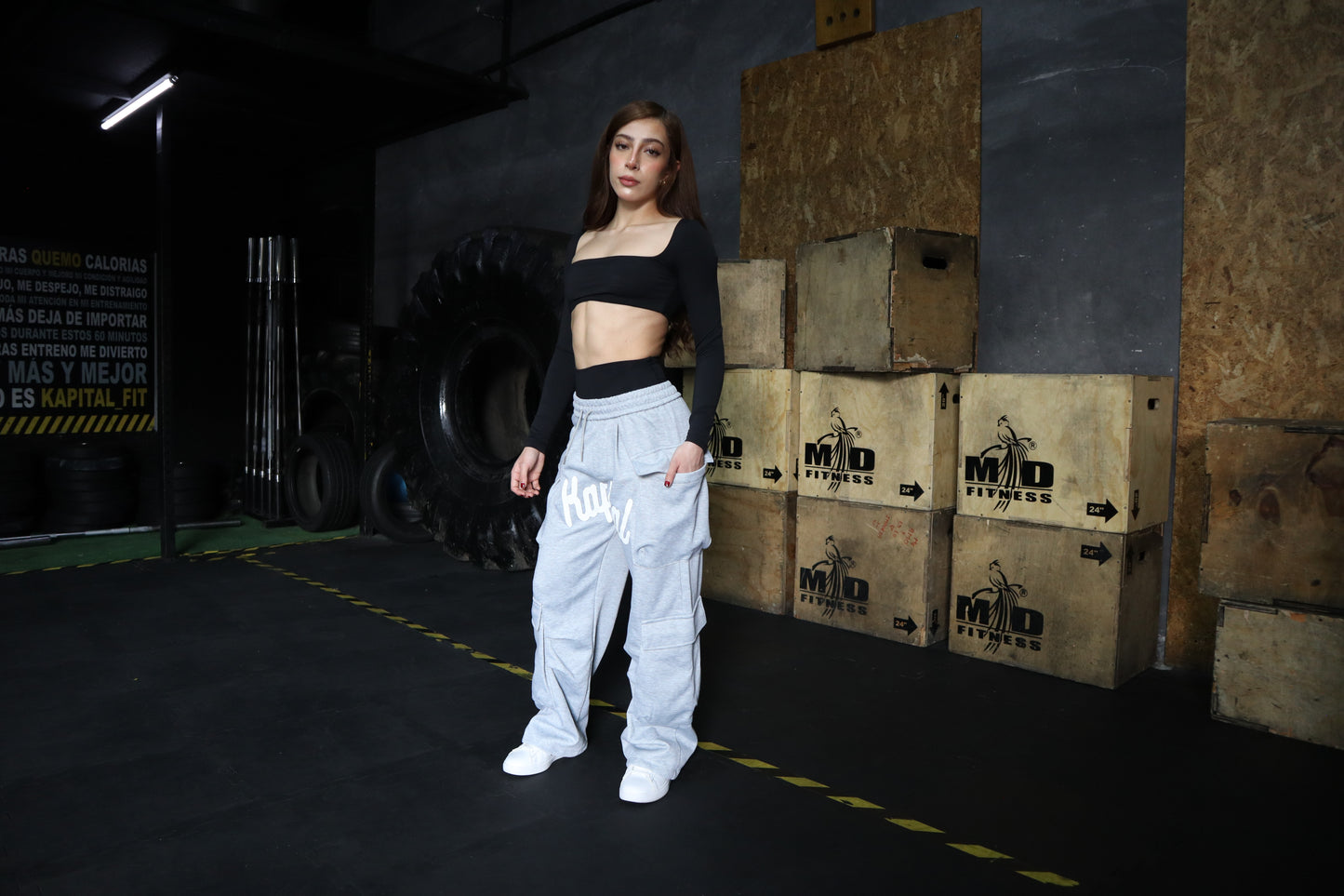 Wide Leg Training Cargos