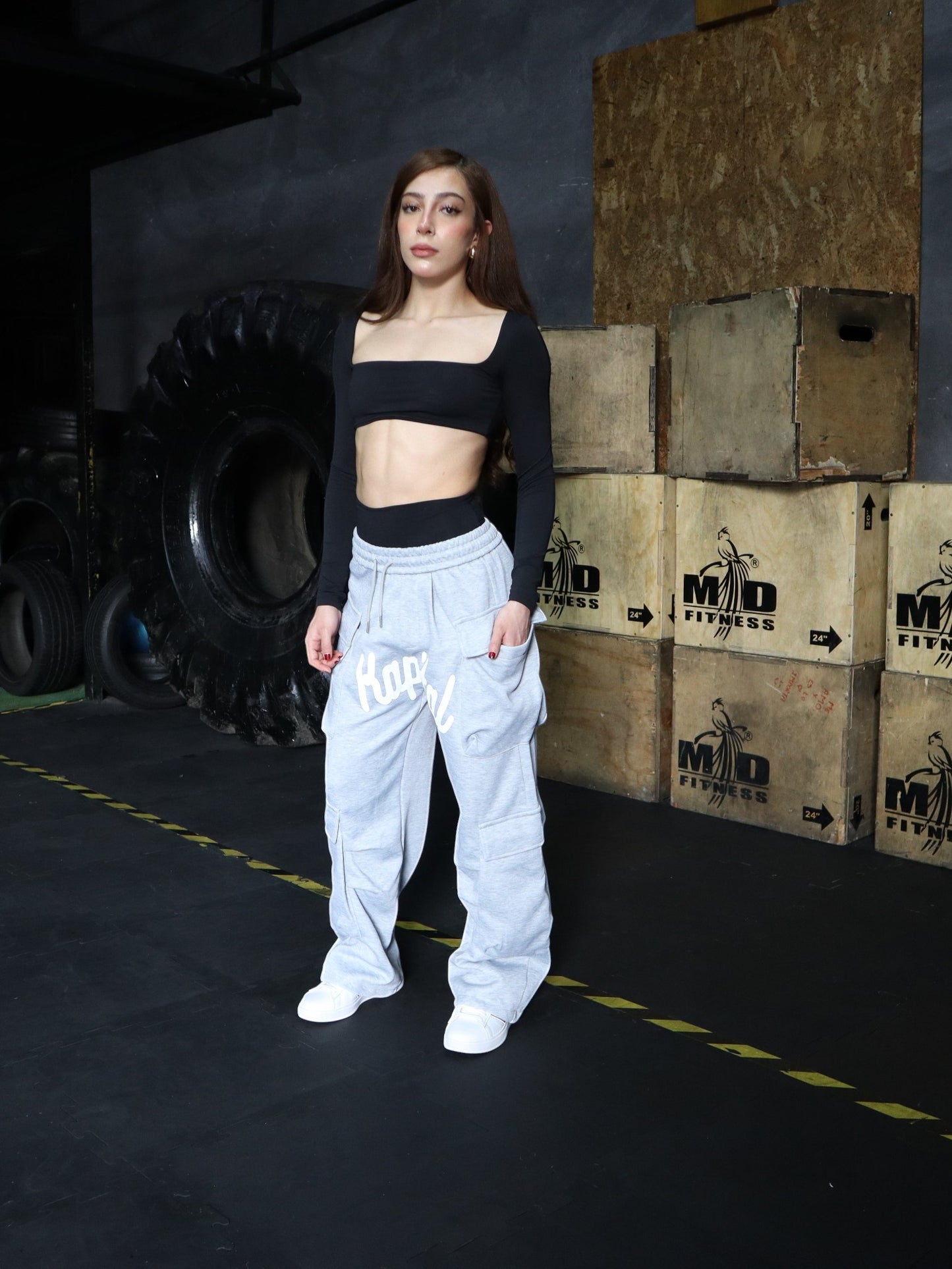 Wide Leg Training Cargos