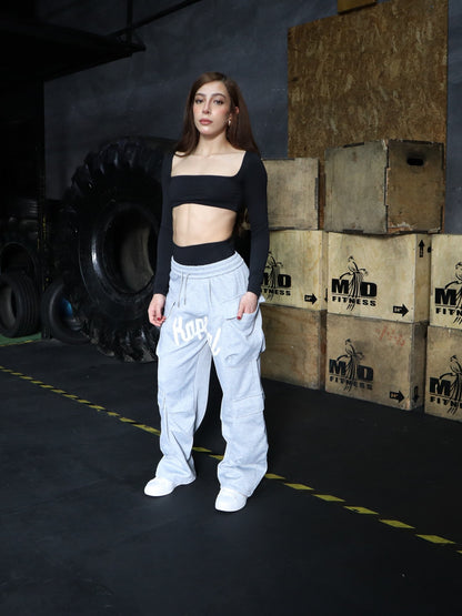 Wide Leg Training Cargos
