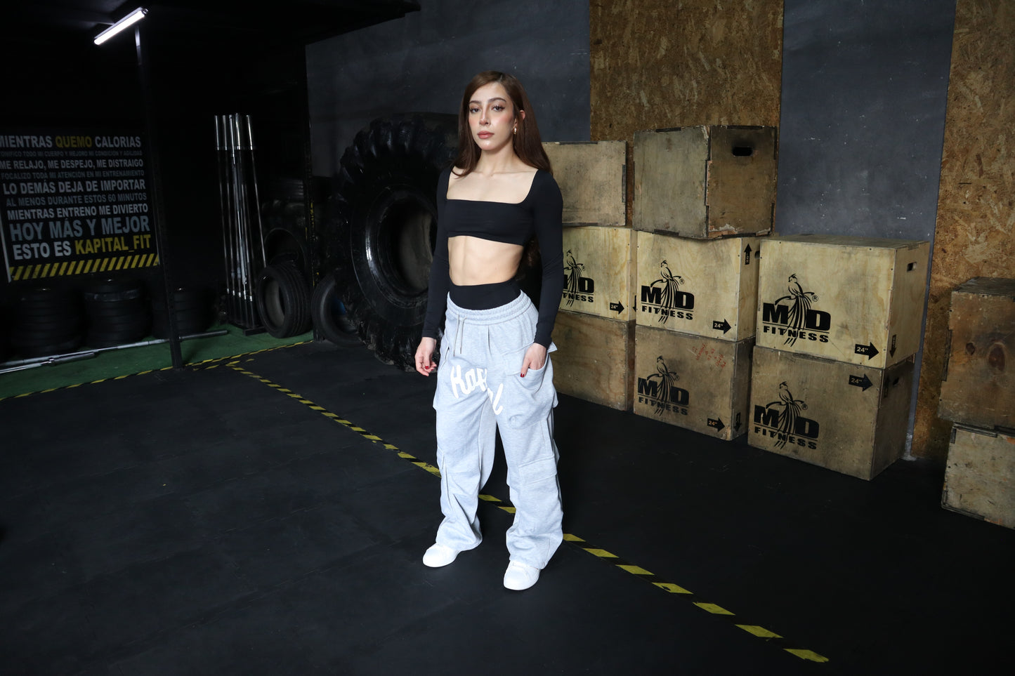 Wide Leg Training Cargos