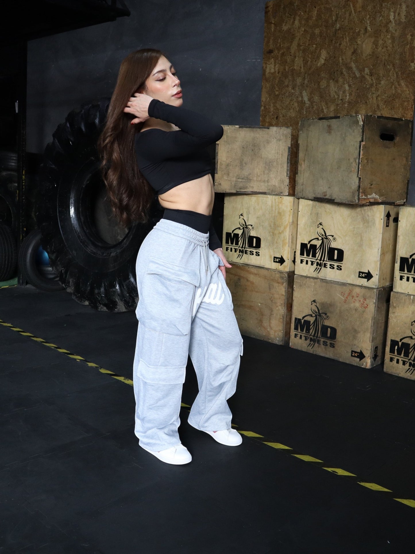 Wide Leg Training Cargos