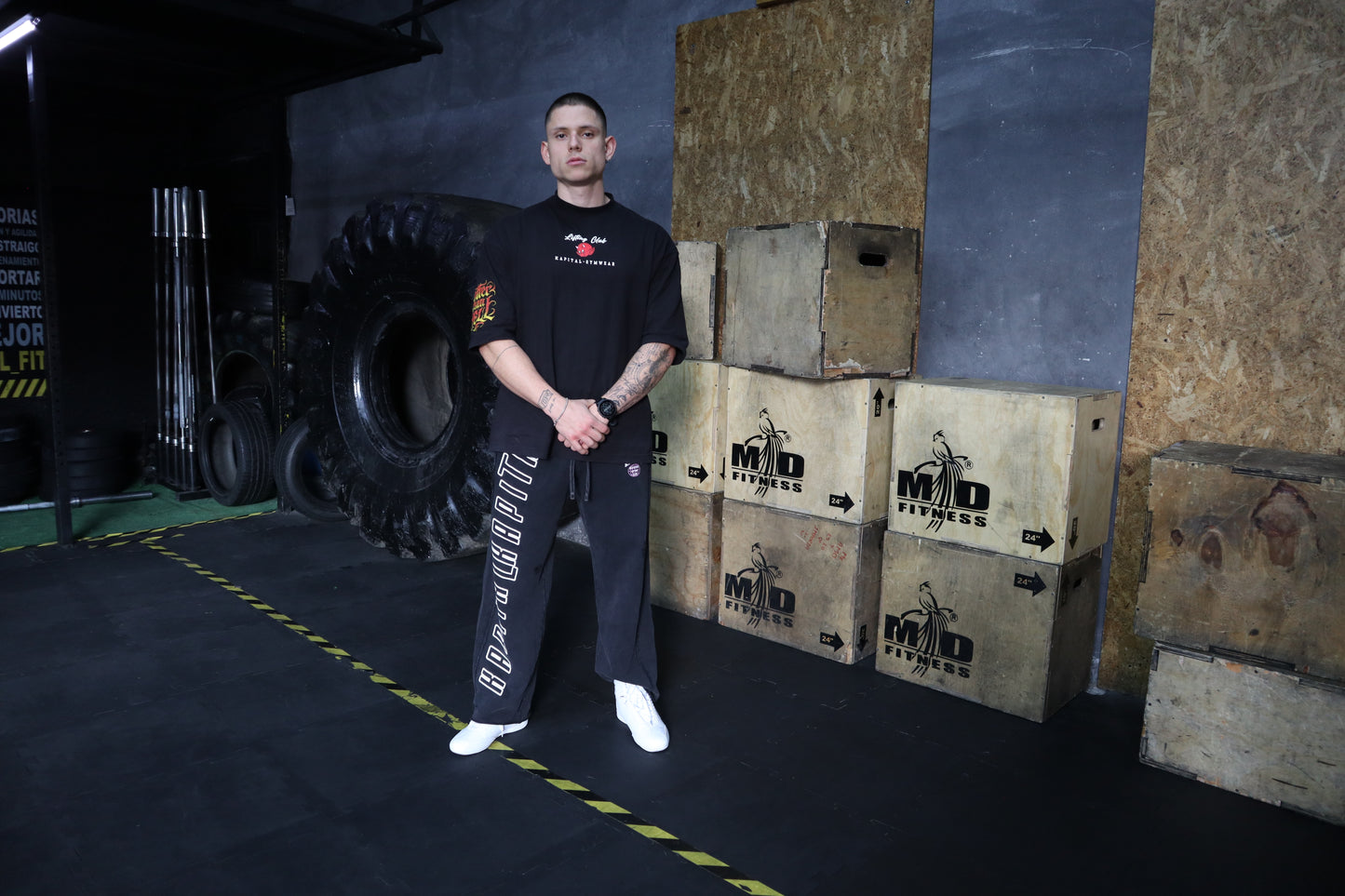 Training big logo Baggy pants