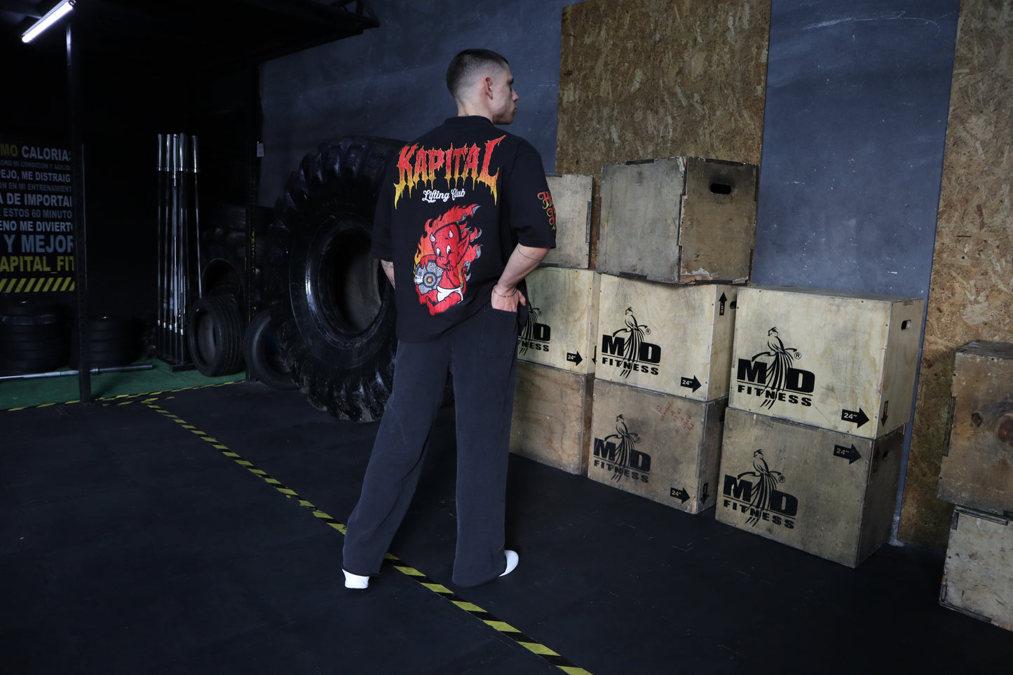 Training big logo Baggy pants