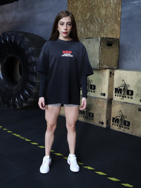 777 Sun Fade Tee – LUCK IS JUST PERSISTENCE "HEAVYWEIGHT PREMIUM VINTAGE" OVERSIZED UNISEX BLACK GRAY TEE