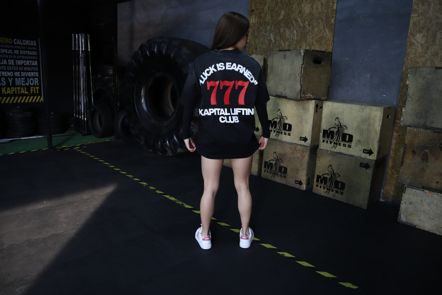 777 Sun Fade Tee – LUCK IS JUST PERSISTENCE "HEAVYWEIGHT PREMIUM VINTAGE" OVERSIZED UNISEX BLACK GRAY TEE (Copia)