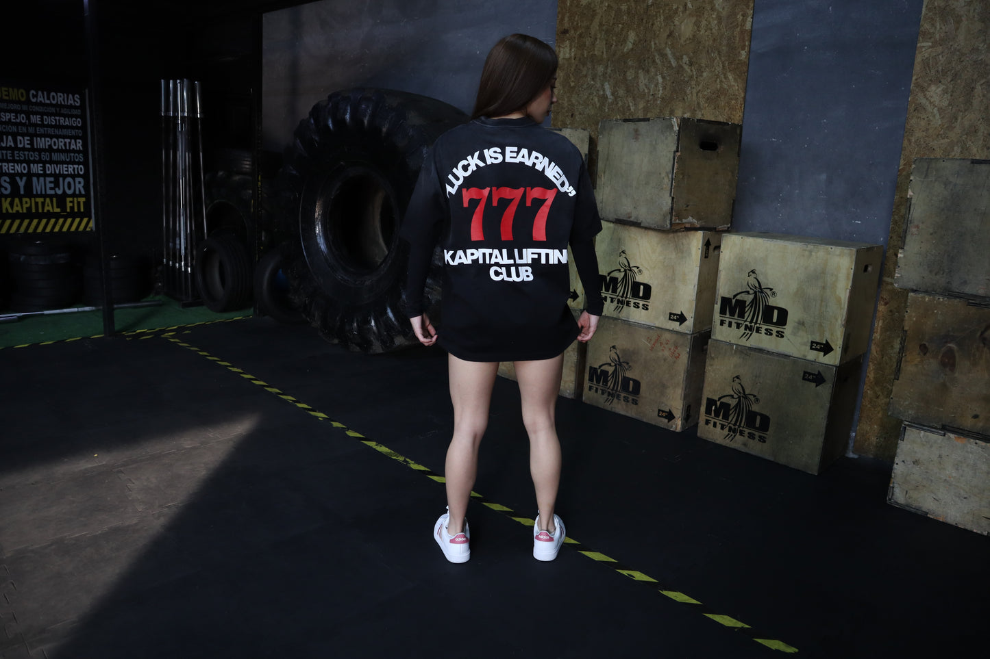 777 Sun Fade Tee – LUCK IS JUST PERSISTENCE "HEAVYWEIGHT PREMIUM VINTAGE" OVERSIZED UNISEX BLACK GRAY TEE (Copia)