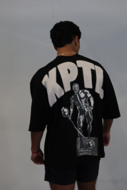 SANDOW X KAPITAL "HEAVYWEIGHT PREMIUM" BOXY FIT UNISEX TEE