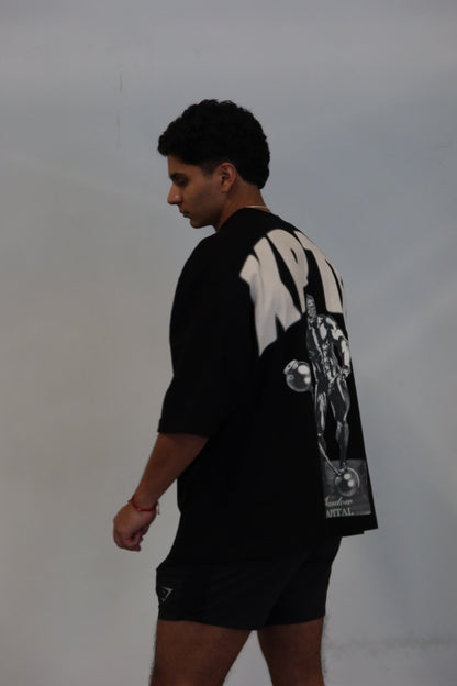 SANDOW X KAPITAL "HEAVYWEIGHT PREMIUM" BOXY FIT UNISEX TEE