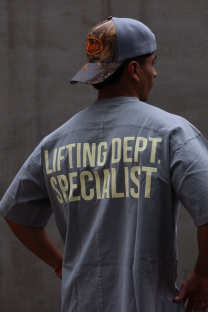 LIFTING SPECIALIST "HEAVYWEIGHT PREMIUM " OVERSIZED UNISEX WASH TEE