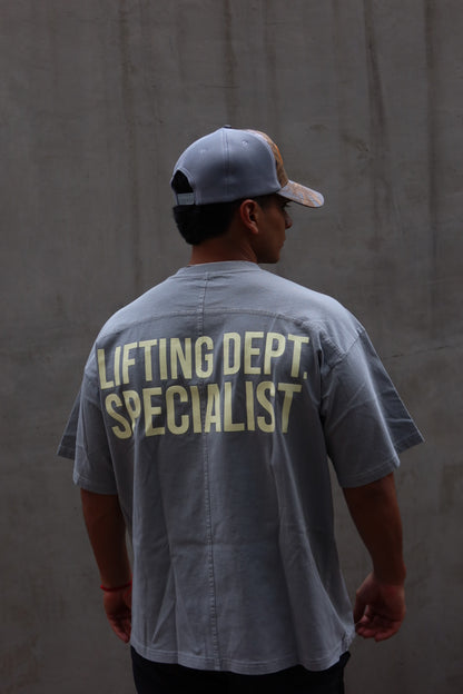 LIFTING SPECIALIST "HEAVYWEIGHT PREMIUM " OVERSIZED UNISEX WASH TEE