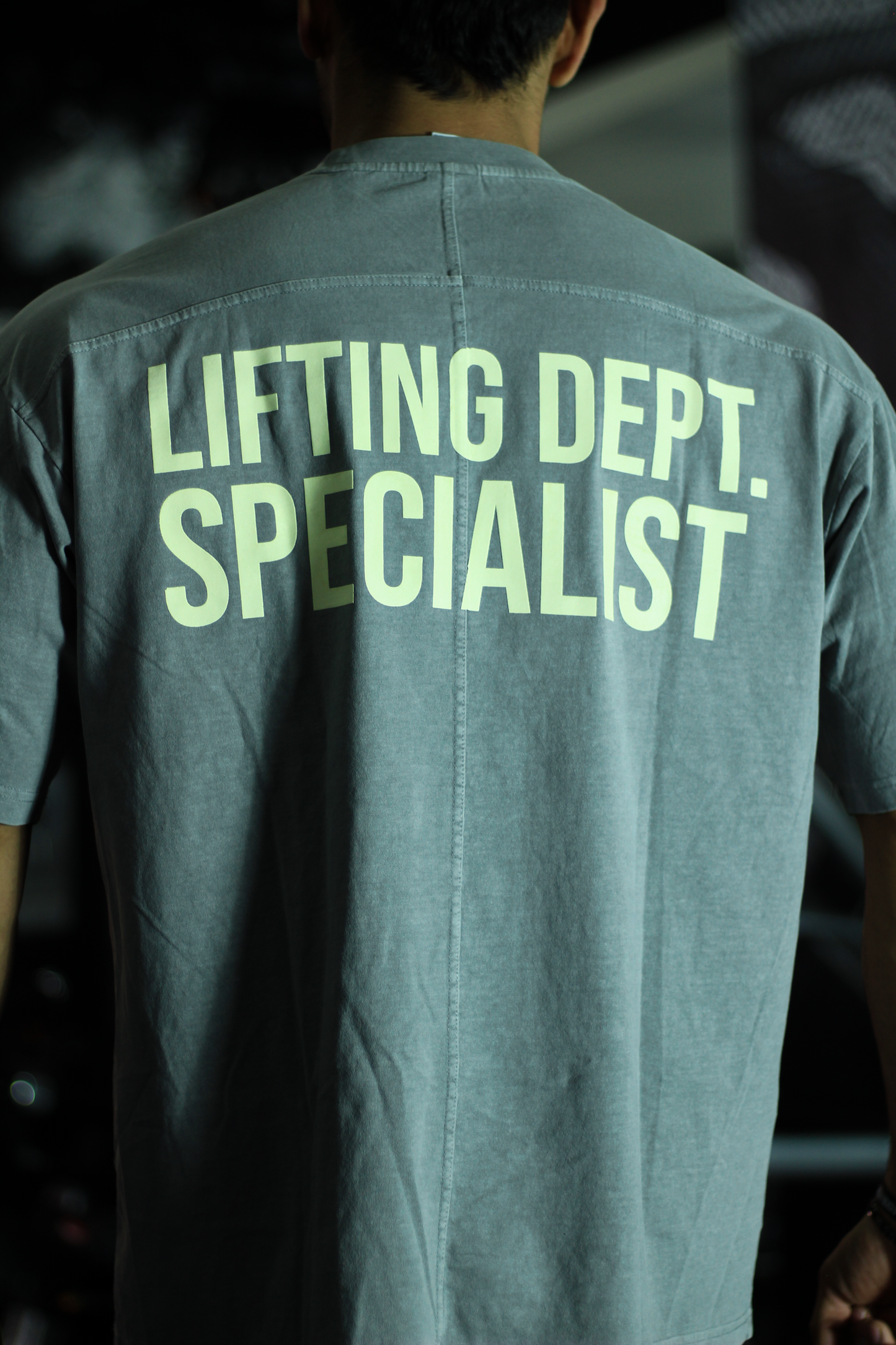 LIFTING SPECIALIST "HEAVYWEIGHT PREMIUM " OVERSIZED UNISEX WASH TEE